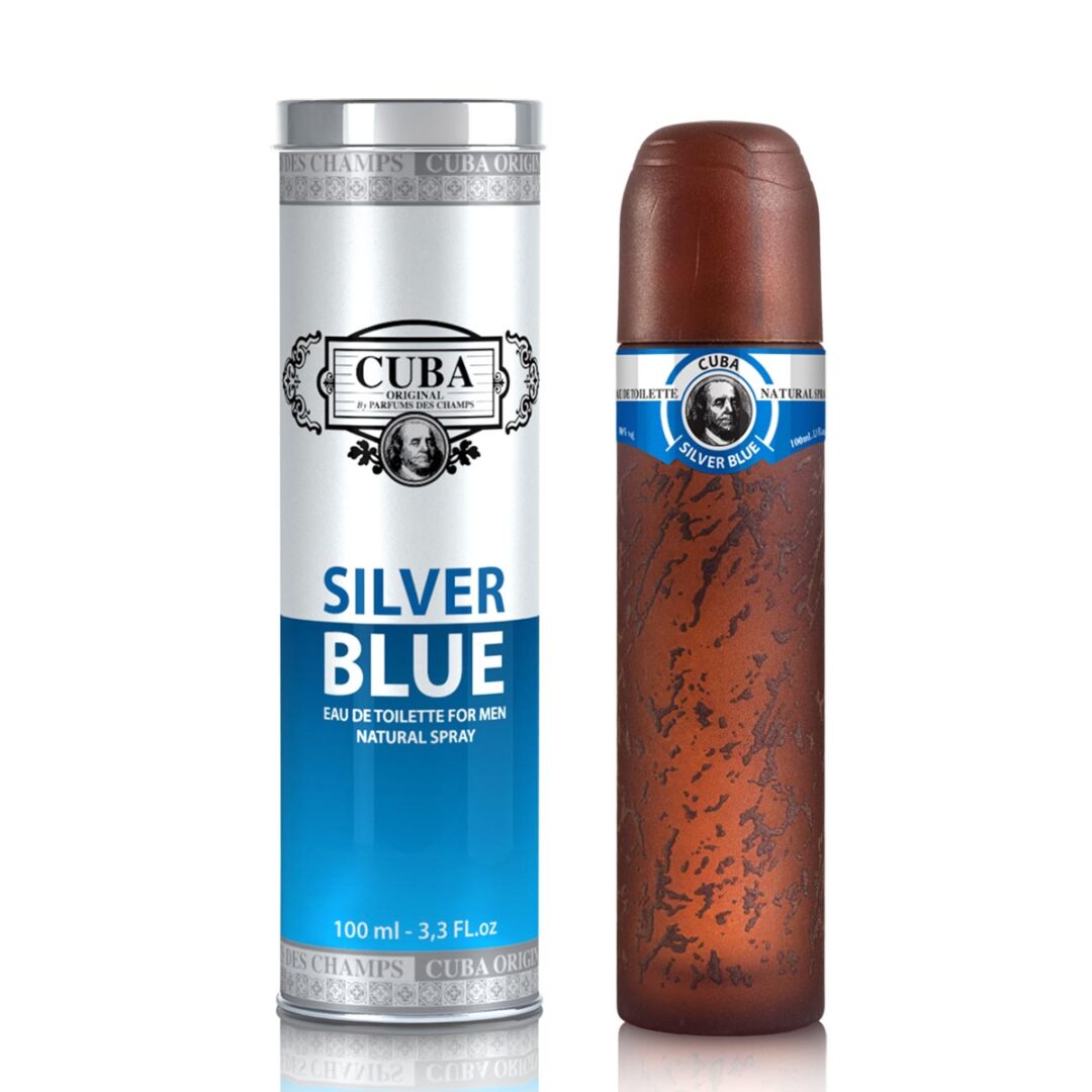 (plu02039) - Apa de Toaleta Cuba Silver Blue, PC Design, Barbati - 100ml (plu02039) - Apa de Toaleta Cuba Silver Blue, PC Design, Barbati - 100ml