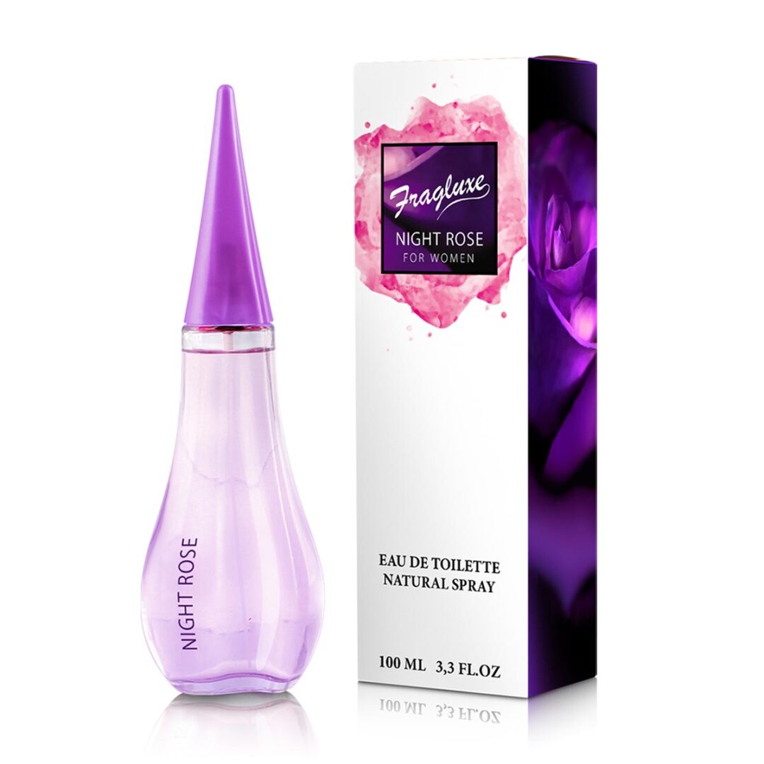 (plu02146) - Apa de Toaleta Night Rose, Fragluxe, Femei - 100ml (plu02146) - Apa de Toaleta Night Rose, Fragluxe, Femei - 100ml