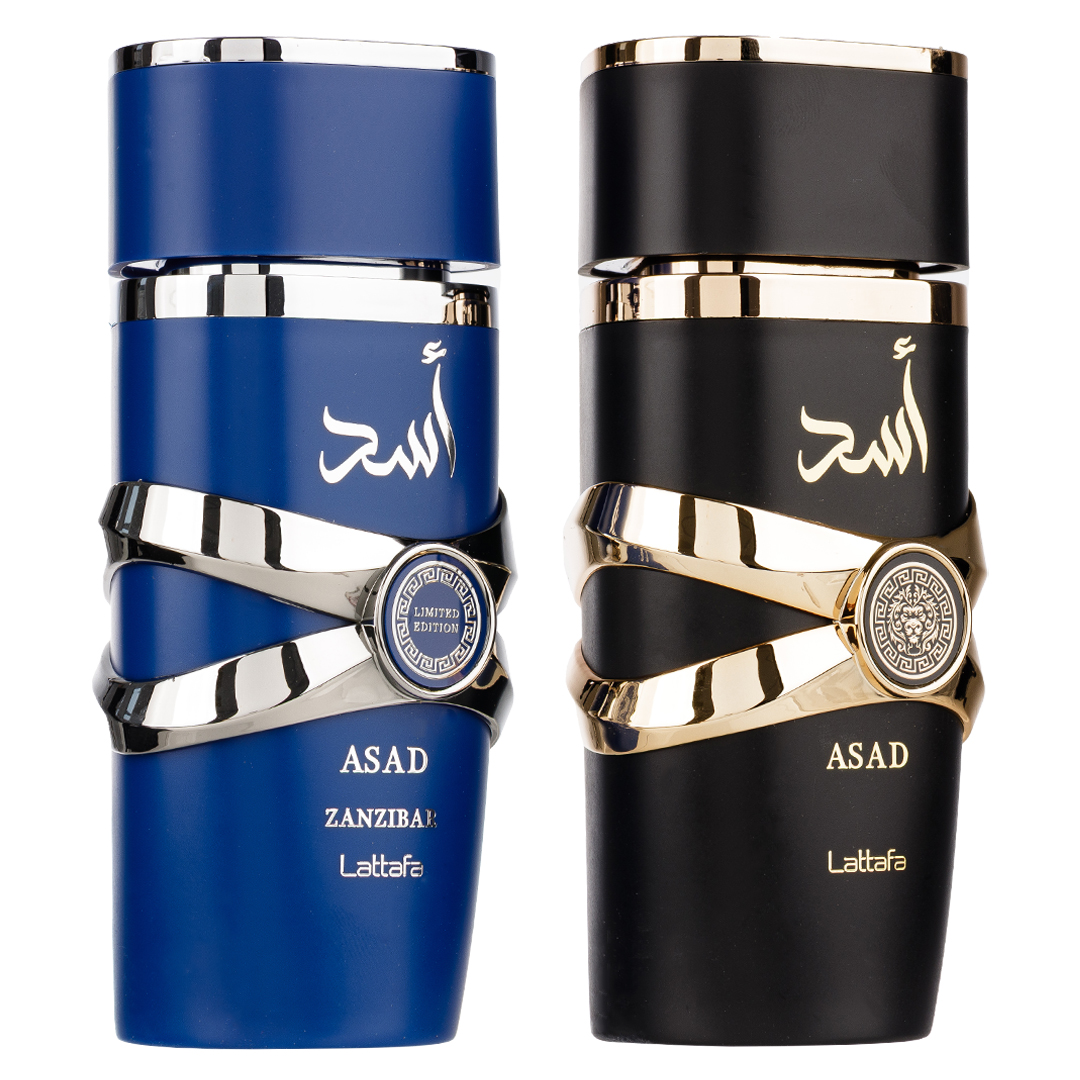 (plu01706) - Set Cadou Asad Apa de Parfum 100ml + Asad Zanzibar Apa de parfum 100ml, Lattafa (plu01706) - Set Cadou Asad Apa de Parfum 100ml + Asad Zanzibar Apa de parfum 100ml, Lattafa