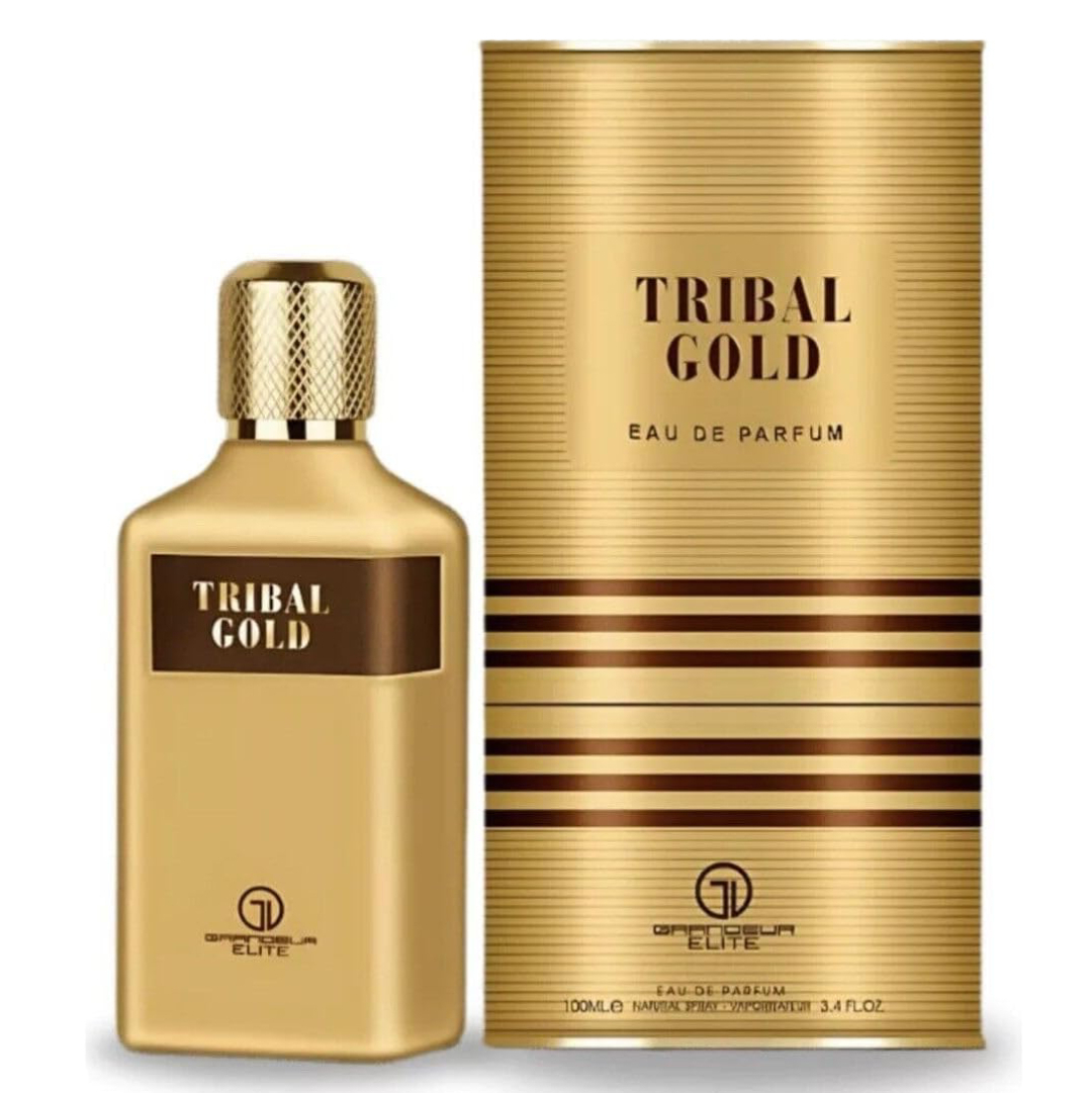 (plu00275) - Apa de Parfum Tribal Gold, Grandeur Elite, Barbati - 100ml (plu00275) - Apa de Parfum Tribal Gold, Grandeur Elite, Barbati - 100ml