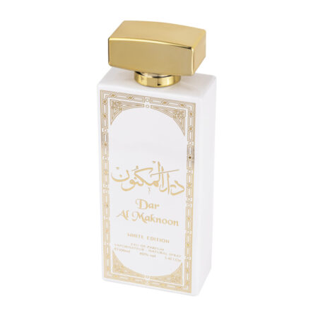 (plu01031) - Apa de Parfum Dar Al Maknoon White Edition, Wadi Al Khaleej, Unisex - 100ml