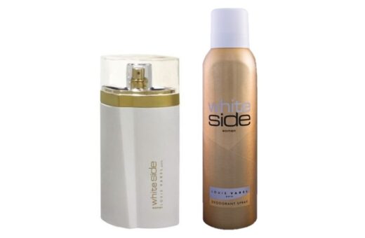(plu00576) - Set White Side Women, Louis Varel, Femei, Apa de Parfum + Deodorant - 100ml