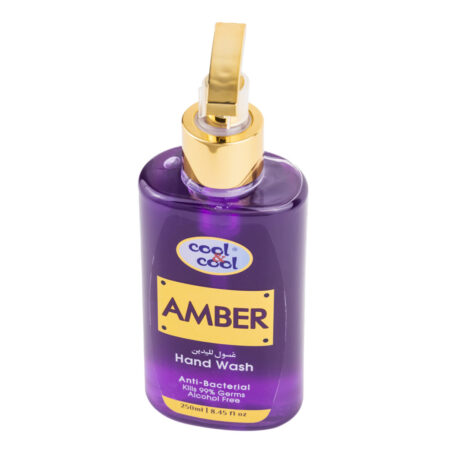 (plu01313) - Sapun Lichid Amber, Cool & Cool, Anti-Bacterial - 250ml