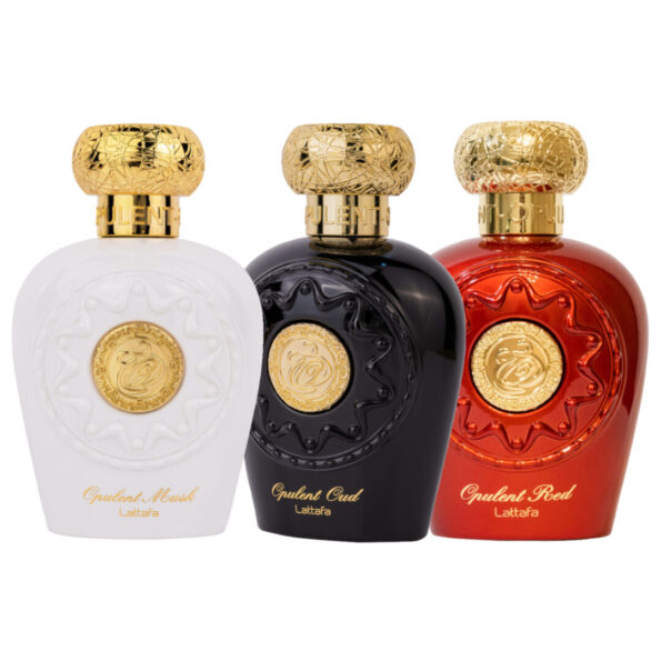 (plu08003) - Ofertă Lattafa - Opulent Oud - 100ml + Opulent Musk - 100ml + Opulent Red - 100ml