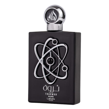 (plu01357) - Apa de Parfum Tharwah Silver, Lattafa, Unisex - 100ml
