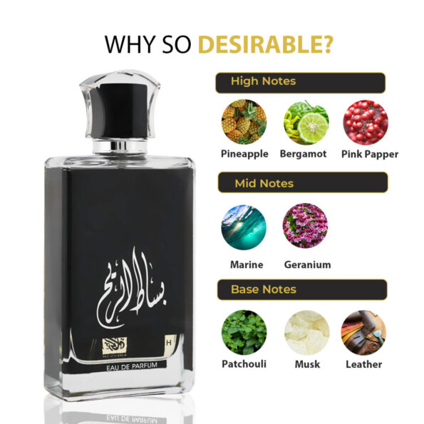 (plu00428) - Apa de Parfum Basat Al Reeh, Rihanah, Barbati - 100ml