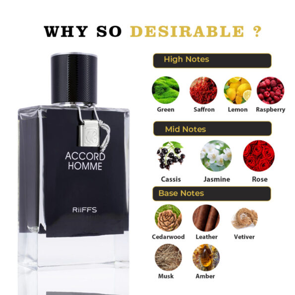 (plu00402) - Apa de Parfum Accord Homme, Riiffs, Barbati - 100ml