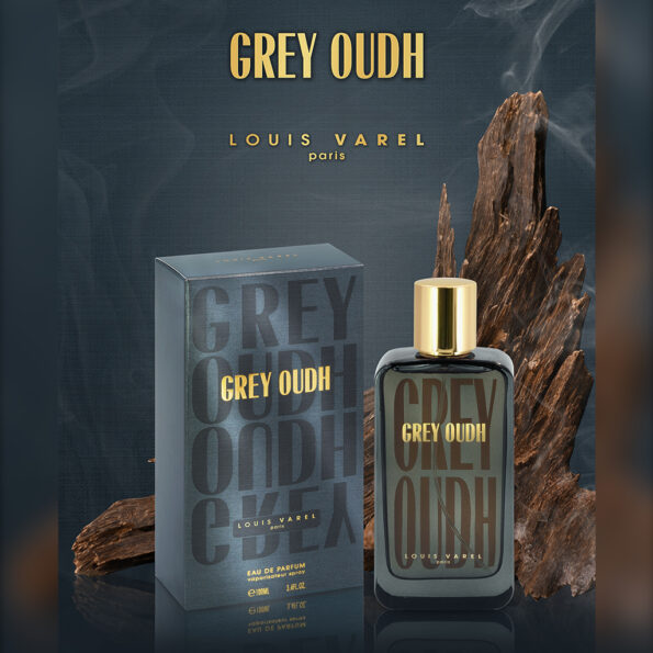 (plu01185) - Apa de Parfum Grey Oudh, Louis Varel, Unisex - 100ml