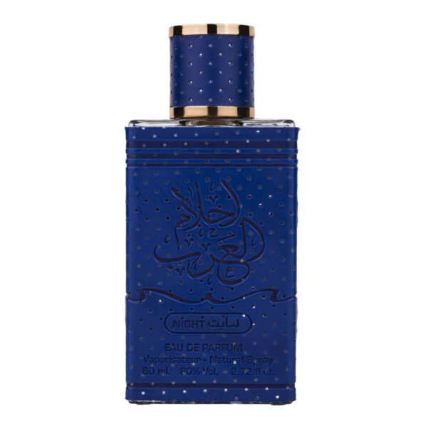 (plu05079) - Apa de Parfum Ahlam Al Arab Night, Ard Al Zaafaran, Unisex - 80ml