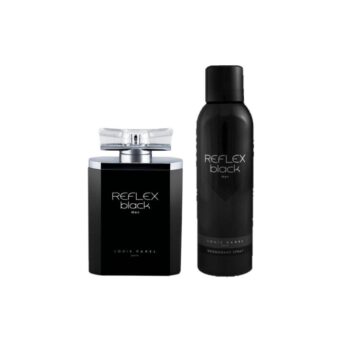 (plu05060) - Set Reflex Black Man, Louis Varel, Apa de Toaleta, Barbati - 100ml + Deo - 200ml