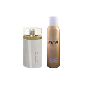 (plu05056) - Set White Side Women, Louis Varel, Femei, Apa de Parfum + Deodorant - 100ml