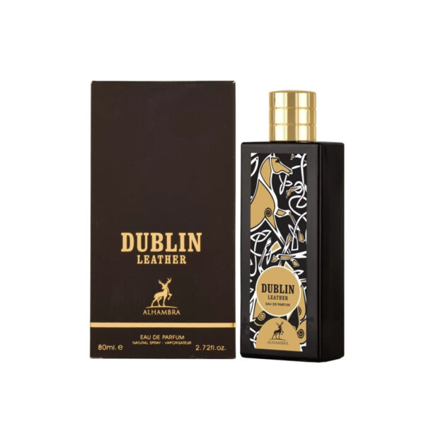 (plu00731) - Apa de Parfum Dublin Leather, Maison Alhambra, Unisex - 80ml