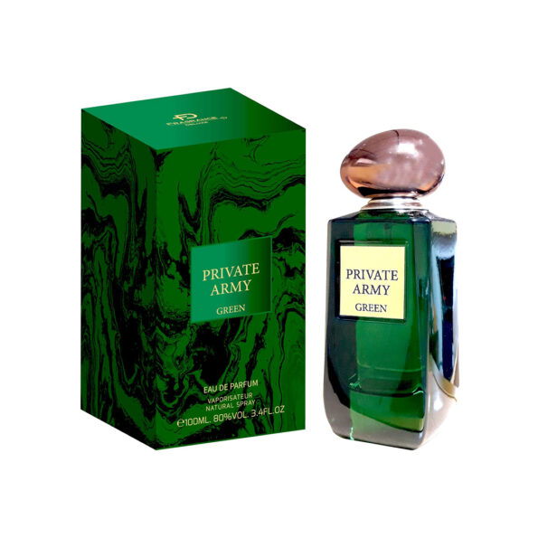 (plu00481) - Apa de Parfum Private Army Green, Wadi Al Khaleej, Unisex - 100ml