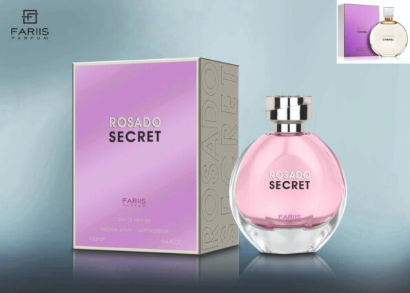 (plu01206) - Apa de Parfum Rosado Secret, Fariis, Femei - 100ml