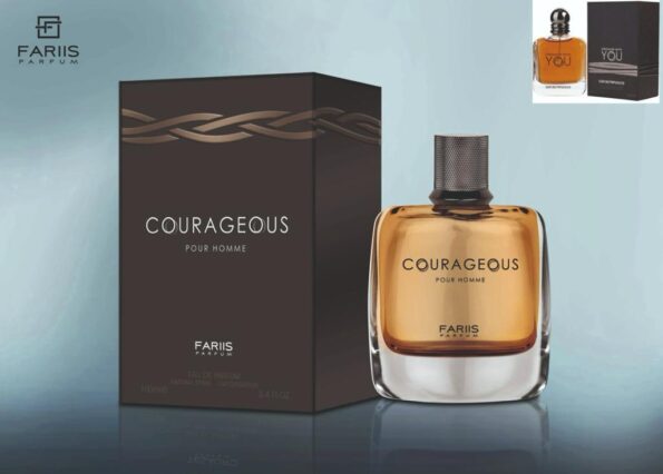 (plu01212) - Apa de Parfum Courageous, Fariis, Barbati - 100ml