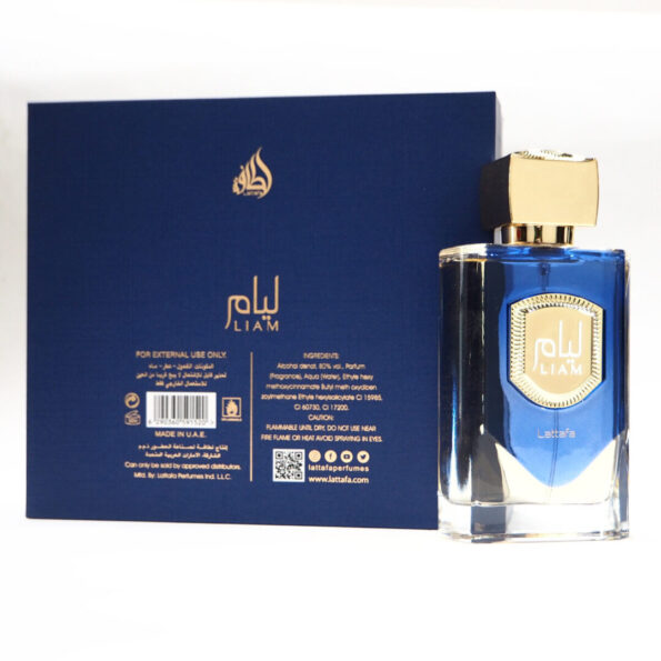 (plu00333) - Apa de Parfum Liam Blue Shine, Lattafa, Barbati - 100ml