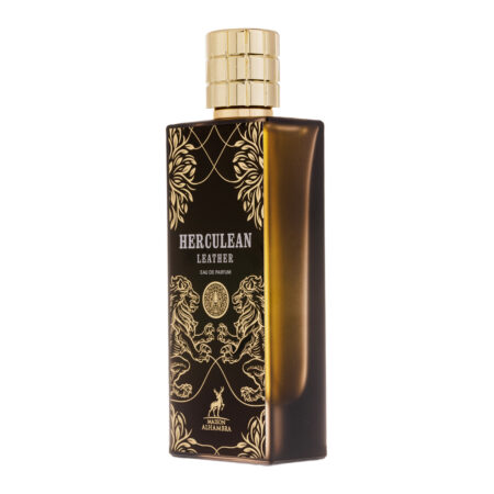 (plu01259) - Apa de Parfum Herculean Leather, Maison Alhambra, Unisex - 80ml