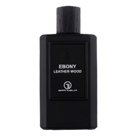 (plu00167) - Apa de Parfum Ebony Leather Wood, Grandeur Elite, Barbati - 100ml