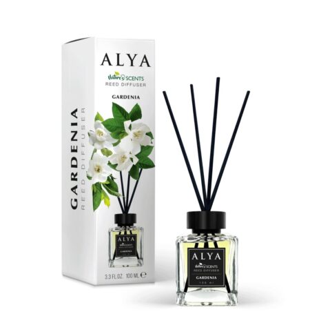 (plu01376) - Deodorant de Camera Gardenia, Alya, Reed Diffuser - 100ml