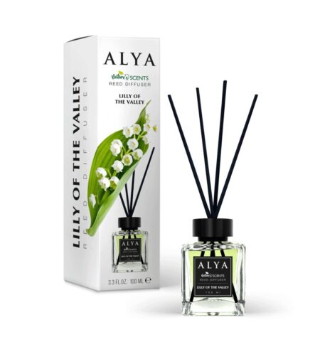 (plu01380) - Deodorant de Camera Lilly of the Valley, Alya, Reed Diffuser - 100ml