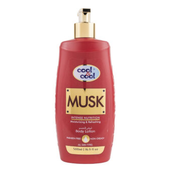 (plu05284) - Lotiune de Corp Musk, Cool & Cool, Toate Tipurile de Piele - 500ml