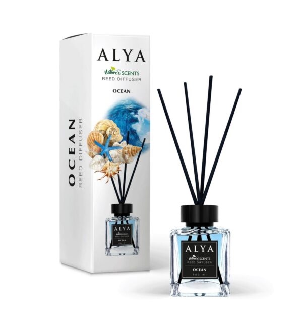 (plu01368) - Deodorant de Camera Ocean, Alya, Reed Diffuser - 100ml