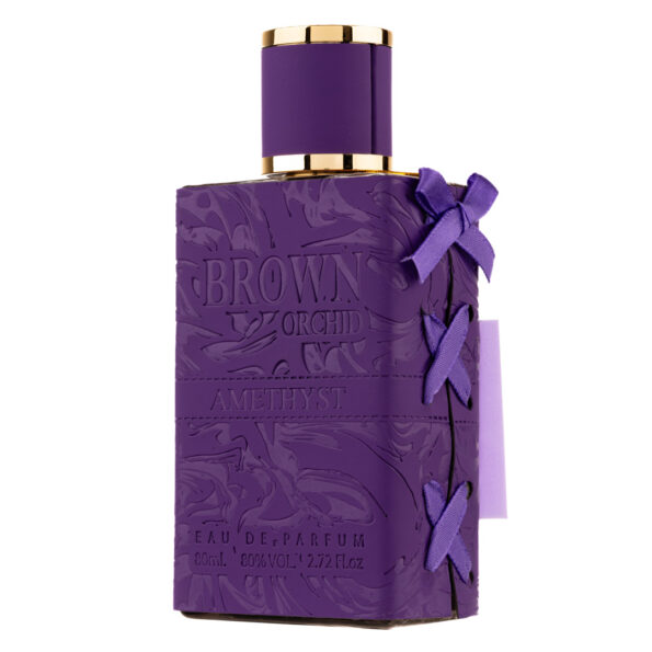 (plu01537) - Apa de Parfum Brown Orchid Amethyst, Fragrance World, Unisex - 80ml