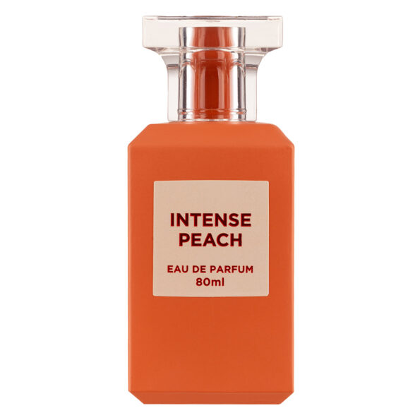 (plu01426) - Apa de Parfum Intense Peach, Fragrance World, Unisex - 80ml
