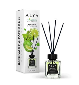 (plu01384) - Deodorant de Camera Bergamot & Patchouli, Alya, Reed Diffuser - 100ml