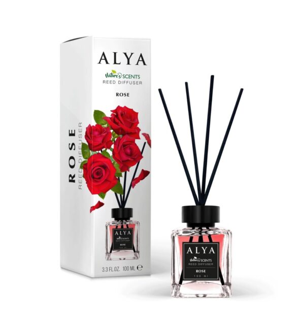 (plu01382) - Deodorant de Camera Rose, Alya, Reed Diffuser - 100ml