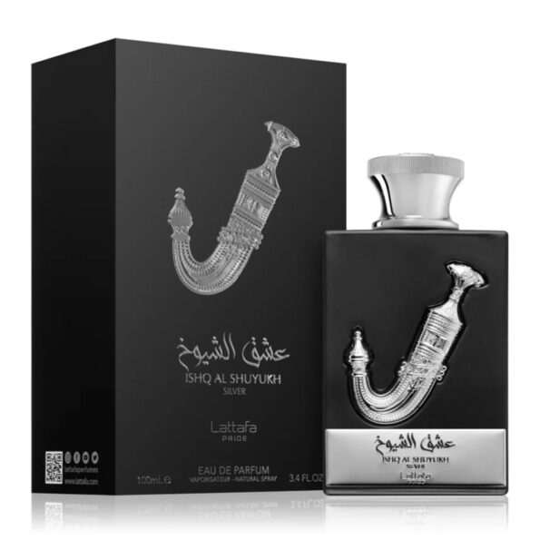 (plu01703) - Apa de Parfum Ishq Al Shuyukh Silver, Lattafa, Unisex - 100ml