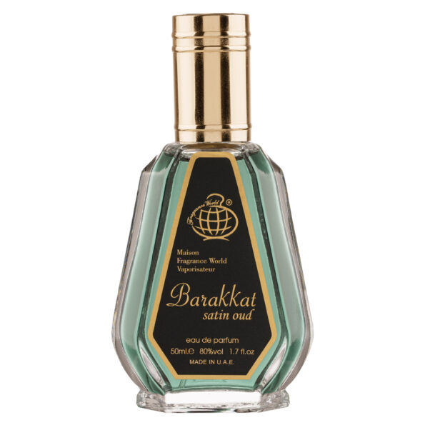 (plu00802) - Apa de Parfum Barakkat Satin Oud, Fragrance World, Unisex - 50ml