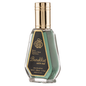(plu00802) - Apa de Parfum Barakkat Satin Oud, Fragrance World, Unisex - 50ml