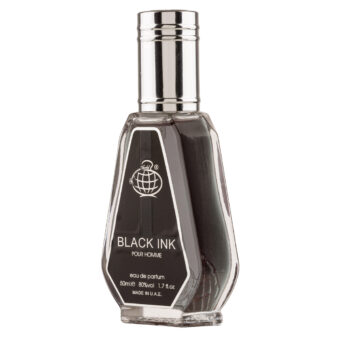 (plu00826) - Apa de Parfum Black Ink, Fragrance World, Barbati - 50ml