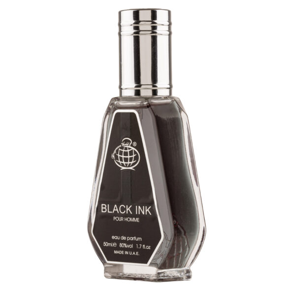 (plu00826) - Apa de Parfum Black Ink, Fragrance World, Barbati - 50ml