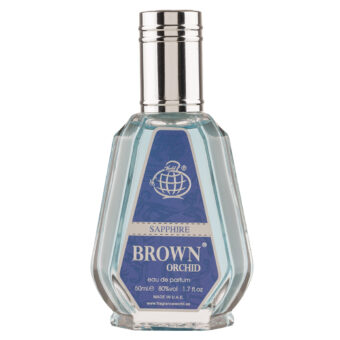 (plu00807) - Apa de Parfum Brown Orchid Sapphire, Fragrance World, Unisex - 50ml