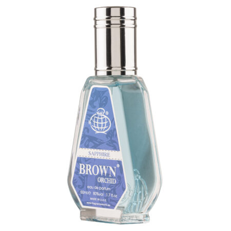 (plu00807) - Apa de Parfum Brown Orchid Sapphire, Fragrance World, Unisex - 50ml