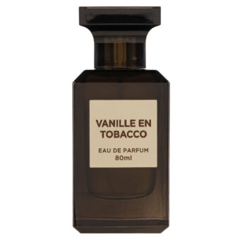 (plu00844) - Apa de Parfum Vanille En Tobacco, Fragrance World, Unisex - 80ml
