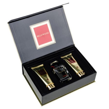 (plu00093) - Set Cadou Bella Rouge Apa de Parfum 100ml + Gel De Dus 100ml + Lotiune de corp 100ml, Riiffs