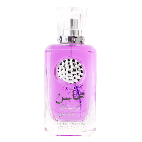 (plu05409) - Set Mahasin Crystal Violet, Lattafa, Femei, Apa de Parfum - 100ml + Deo - 50ml