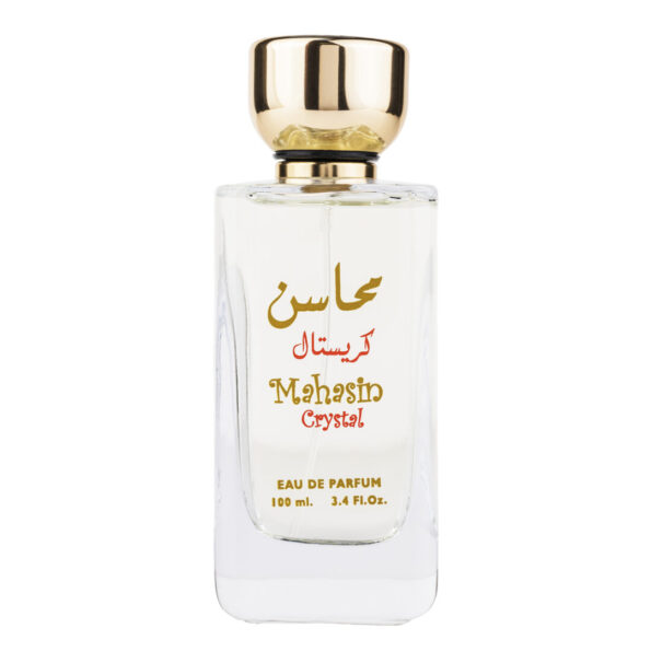 (plu05427) - Set Mahasin Crystal, Lattafa, Femei, Apa de Parfum - 100ml + Deo - 50ml