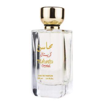 (plu05427) - Set Mahasin Crystal, Lattafa, Femei, Apa de Parfum - 100ml + Deo - 50ml