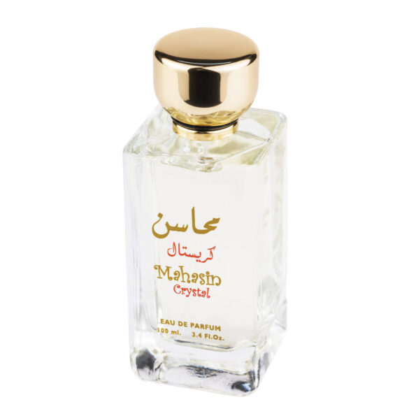 (plu05427) - Set Mahasin Crystal, Lattafa, Femei, Apa de Parfum - 100ml + Deo - 50ml