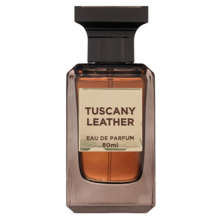 (plu01732) - Apa de Parfum Tuscany Leather, Fragrance World, Unisex - 80ml