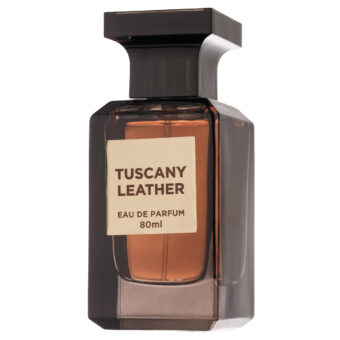 (plu00173) - Apa de Parfum Tuscany Leather, Fragrance World, Unisex - 80ml