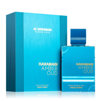 (plu00615) - Extrait de Parfum Amber Oud Aqua Dubai, Al Haramain, Unisex - 100ml