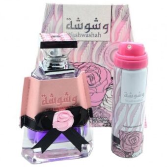 (plu05510) - Set Washwashah, Lattafa, Femei, Apa de Parfum - 100ml + Deo - 50ml